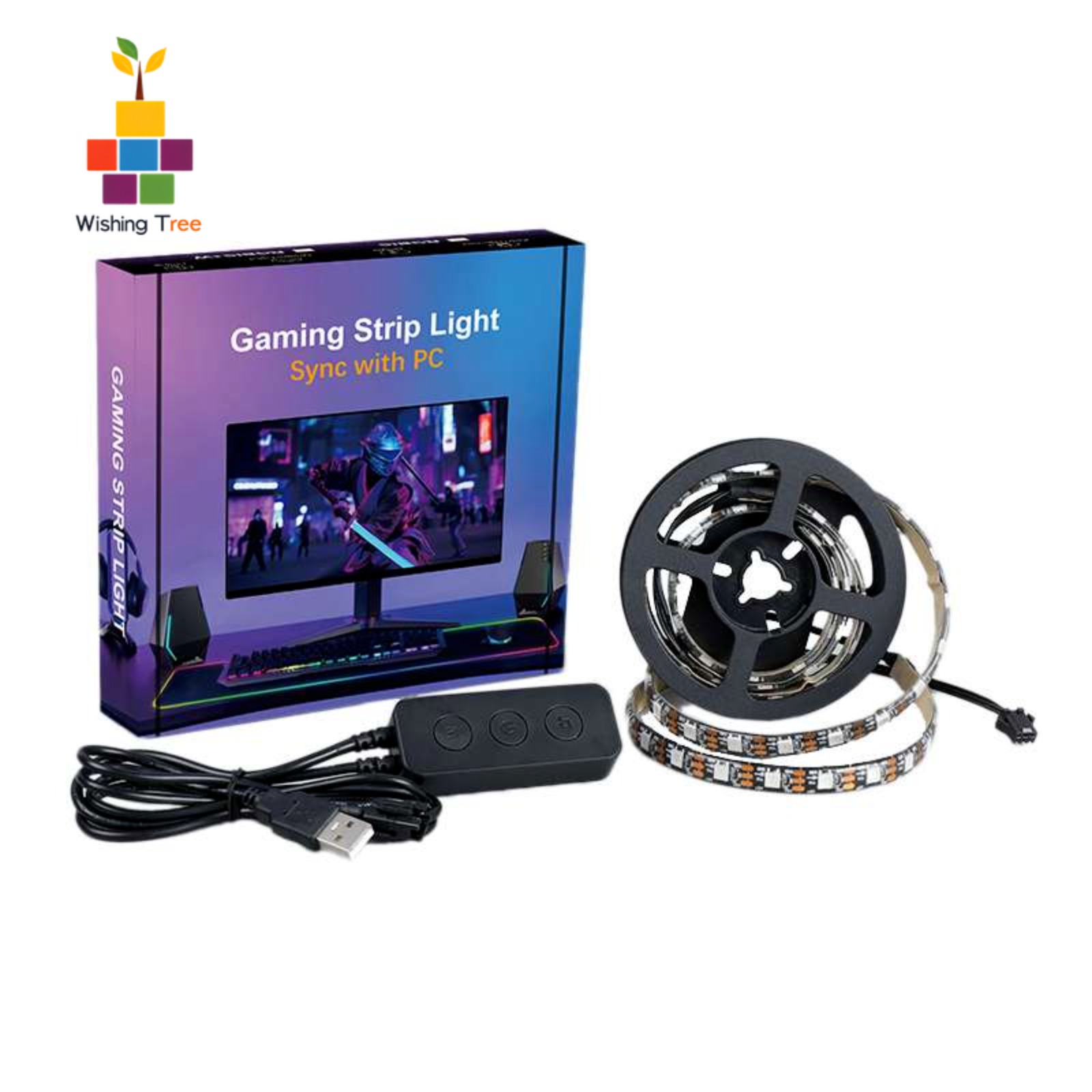 Ws2812B Strip 5V - 5V RGB WS2812B 60-LED Strip with