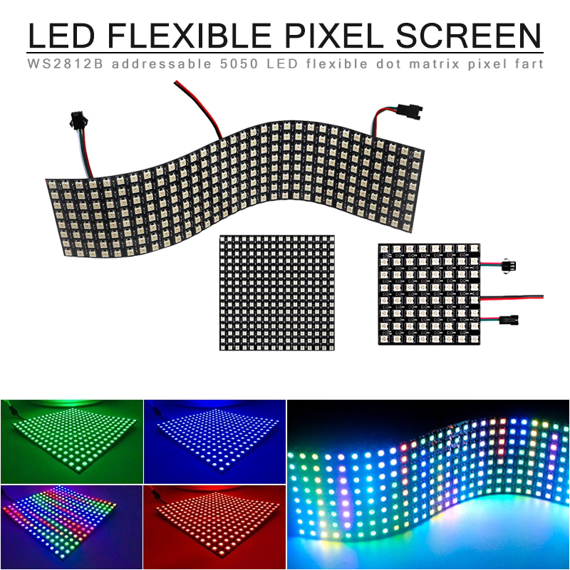 LED Digital Pixels Screen WS28 - đánh giá và giá Ws2812B