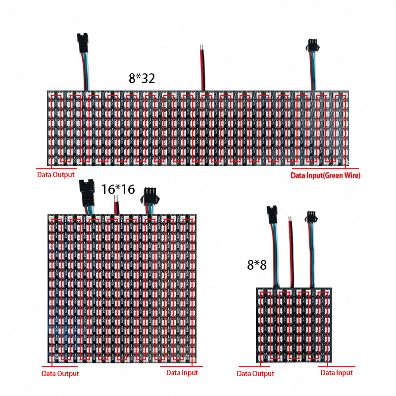 LED Digital Pixels Screen WS28 - đánh giá và giá Ws2812B