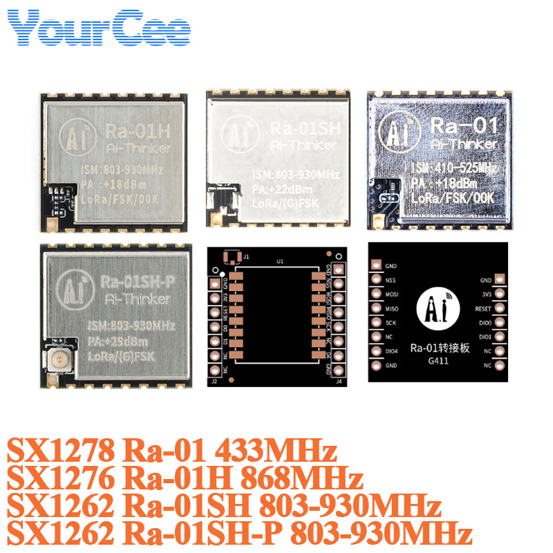 10pcs/1pc SX1276 LoRa Ra-01H 8 - đánh giá và giá Lora Rfm95