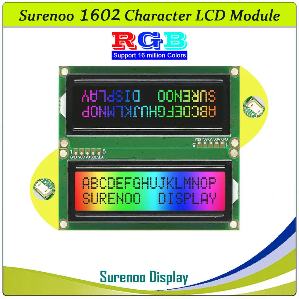 Grove 162 16X2 1602 3.3-5V Nối - đánh giá và giá Lcd 1602