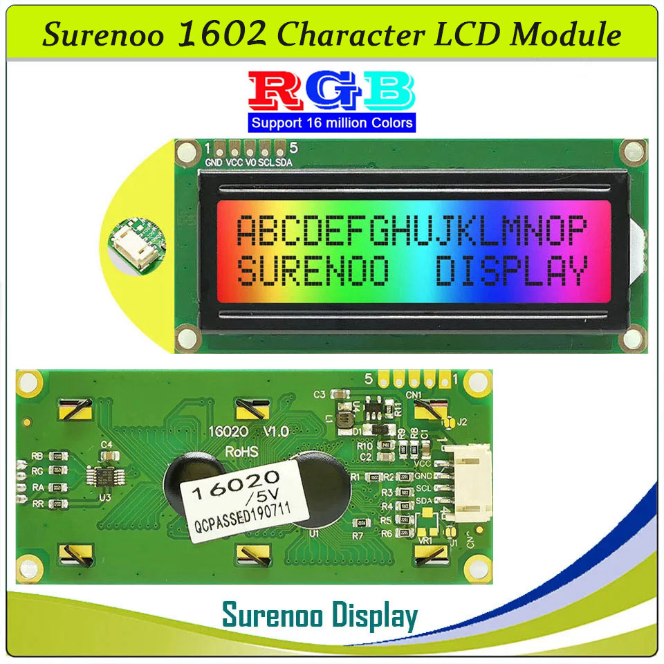 Grove 162 16X2 1602 3.3-5V Nối - đánh giá và giá Lcd 1602
