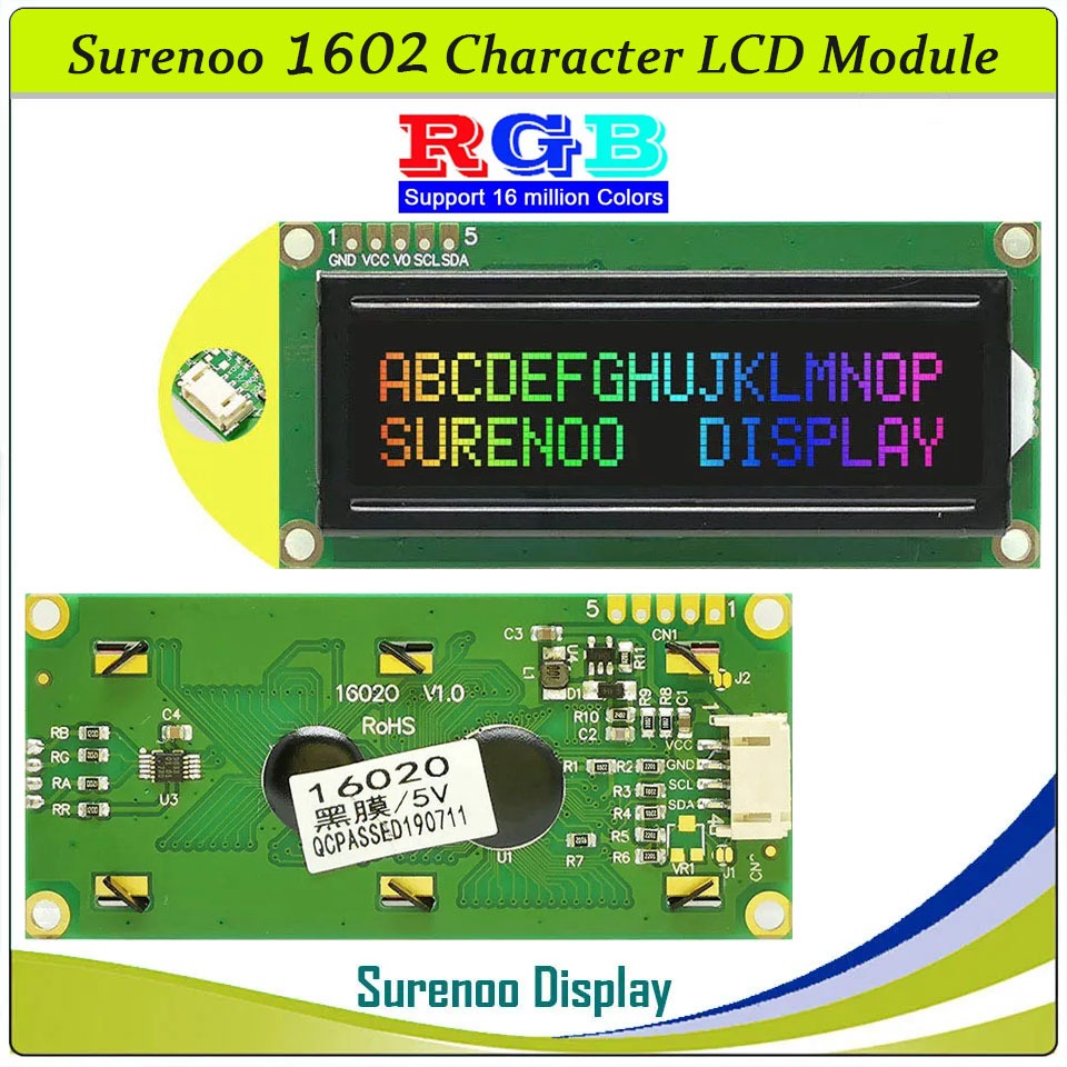 Grove 162 16X2 1602 3.3-5V Nối - đánh giá và giá Lcd 1602