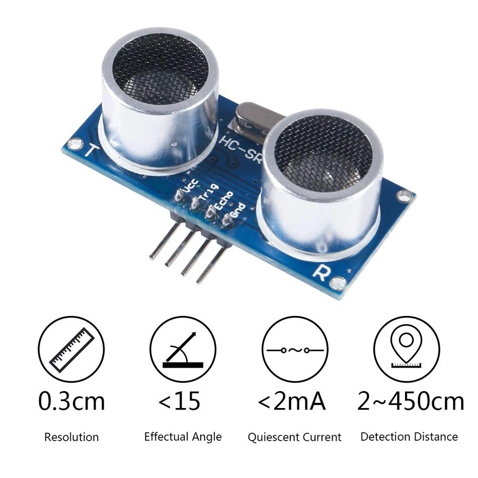 5 ultrasonic modules, MELIFE d - đánh giá và giá Ultrasonic Sensor Hc-Sr04