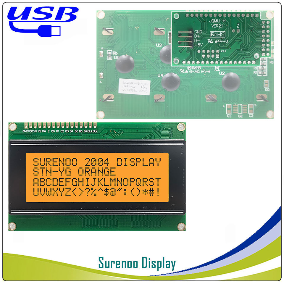 LCD2USB USB 204 20X4 2004 Nhân - đánh giá và giá Lcd 1602