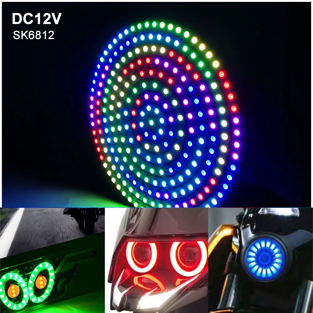DC5V 12V WS2812B SK6812 Luces  - đánh giá và giá Ws2812B Strip 5V