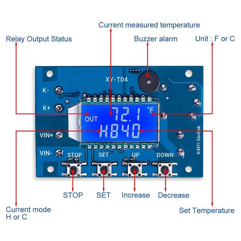 DT17 2X 12V DC Digital Tempera - đánh giá và giá Thermocouple Module K Type